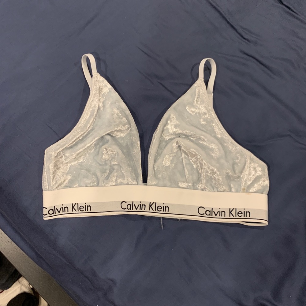 Calvin klein velvet bra